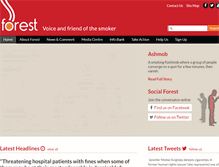 Tablet Screenshot of forestonline.org
